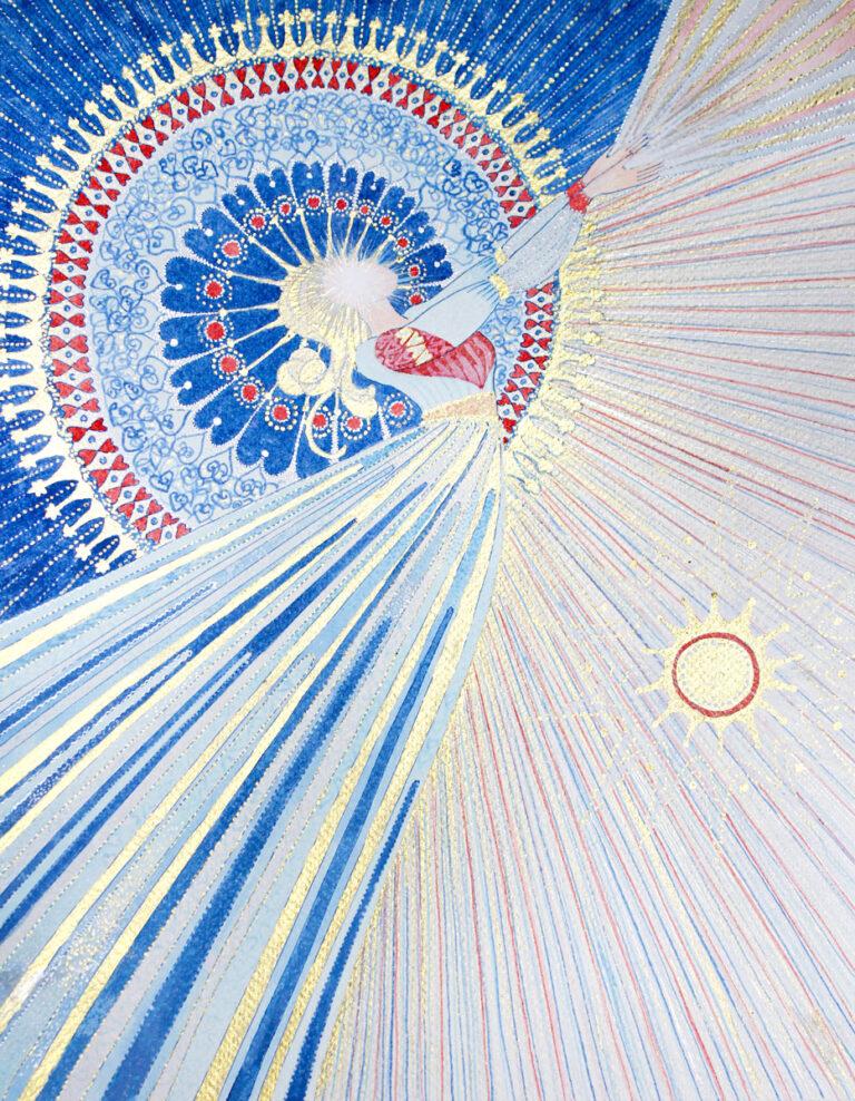 The Fifth Season. Serie 'Five Seasons'. Ink on paper 25x35 cm. 2024