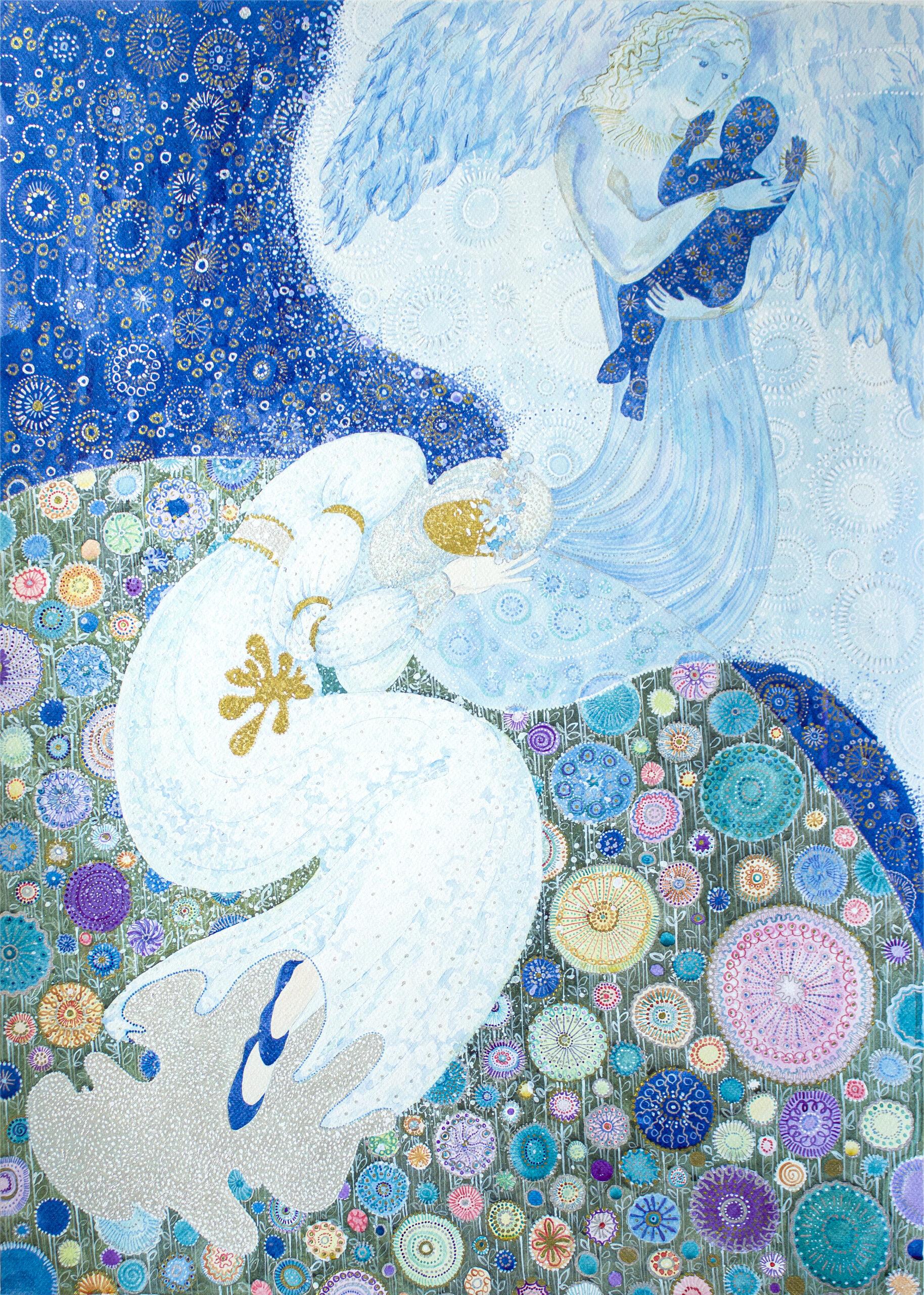 Elaria — Il Sonno della Sposa. Ink on paper. 50x70 cm. 2024