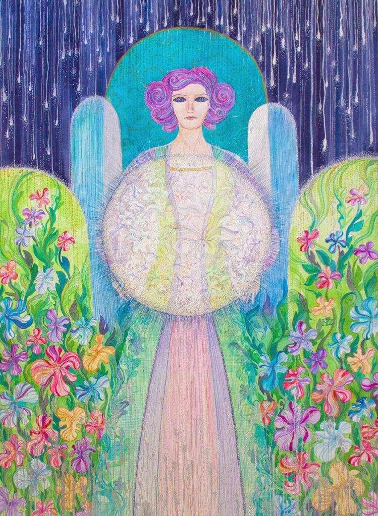 Donna di Piove. Ink on paper, 50x70 cm. 2024