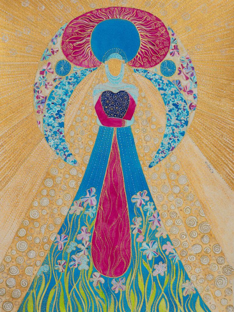 Elaria — Testimony of Emptiness. Ink on paper, 30x40 cm, 2025