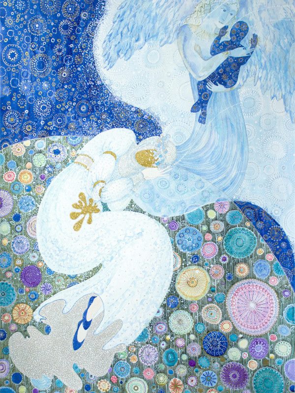Il Sonno della Sposa. Ink on paper. 50x70 cm. 2024